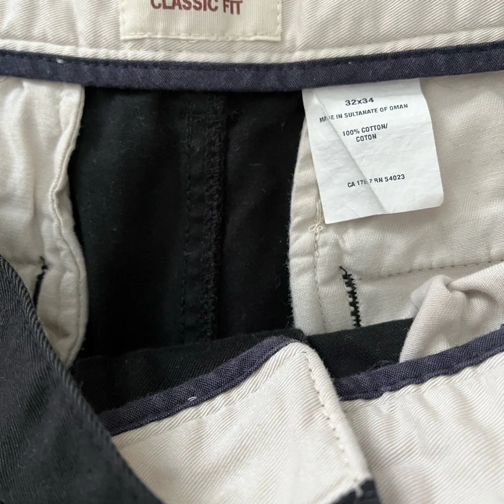 Men's Gap Khaki Cotton Pants Size 32/34